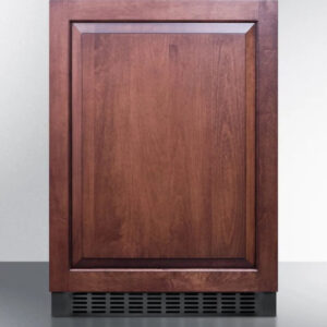 24" Wide Built-In All-Refrigerator (Panel Not Included), Black Cabinet