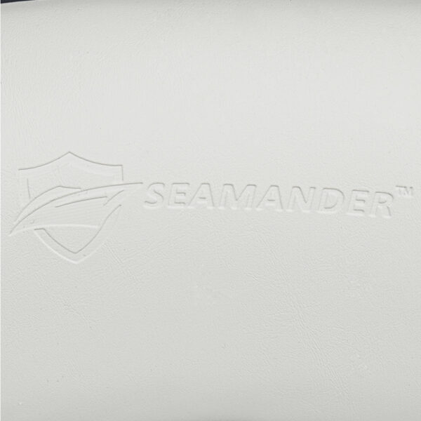 Seamander S1043 series Premier Pontoon Furniture Bucket Seat, Captain Seat, Colors White/Charcoal - Image 2