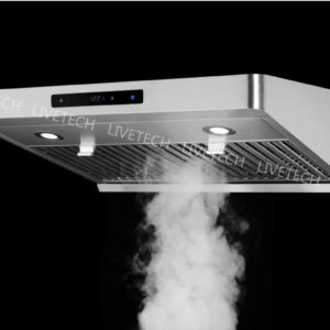 Rear Vent --- LiveTech Stainless Steel 30" Under Cabinet Range Hood 800 CFM