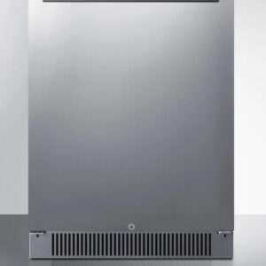 24" Wide Built-In Outdoor All-Refrigerator, Stainless Steel, LHD